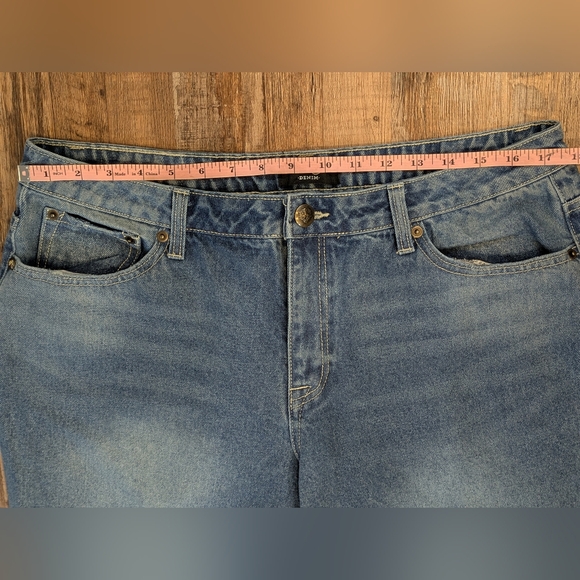 Ed Hardy Y2K Baggy Multi Tattoo Cropped Jeans Heart Dragon Tiger Snake Koi Sz 32 - Picture 11 of 14